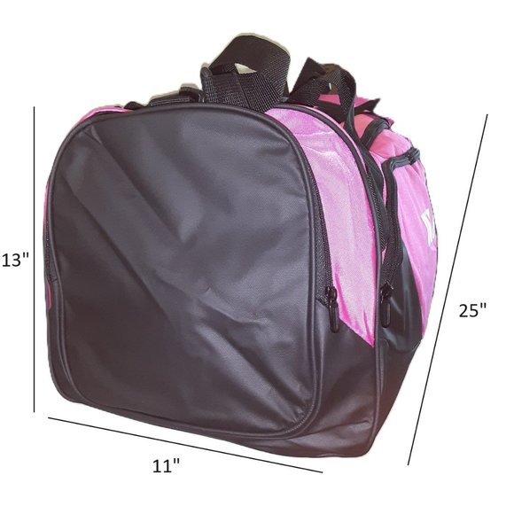 25" Pink Duffle Bag Gym Bag - Travel Bag - Carry-On Bag - Overnight Bag - Picture 3 of 11